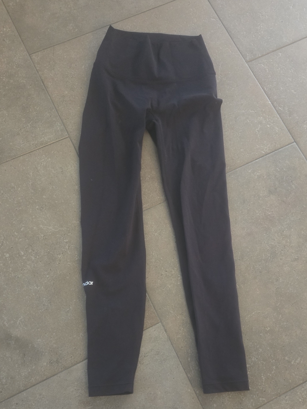 Kids Black High-Waist Athletic Leggings